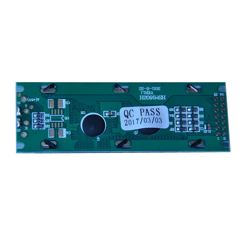 VA Black MPU interface 16X2 Character LCD module with PCB board for outdoor device