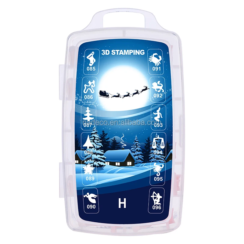 192 styles DIY Polish Beauty Charm Nail Stamp Stamping Plates 3d Nail Art Templates Stencils