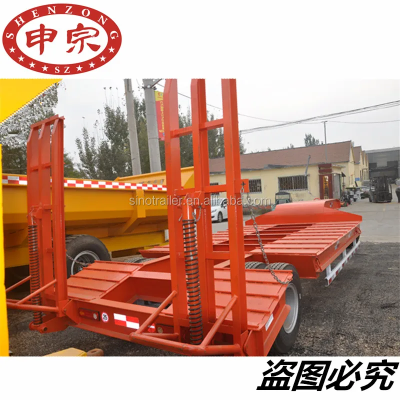 flatbed trailer for transport excavator/crane/transformer