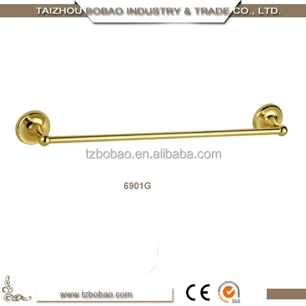 Ванная комната Аппаратных Аксессуаров Холост Полотенце Бары Золото Вешалка Для Полотенец