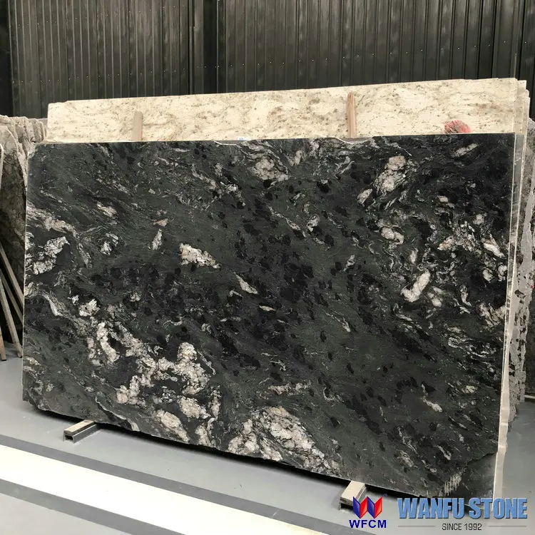 Natural Stone Steel Gray Granite Slab Price