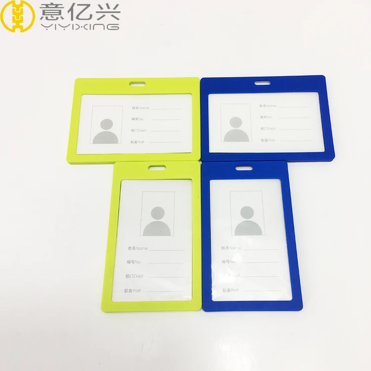 Bright color PP ID job driving license card holder