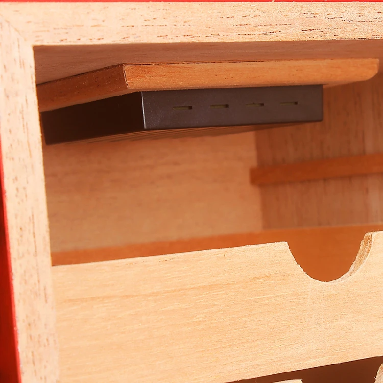 Factory Cedar Wooden Cigar Humidors Cigar Display Cabinet