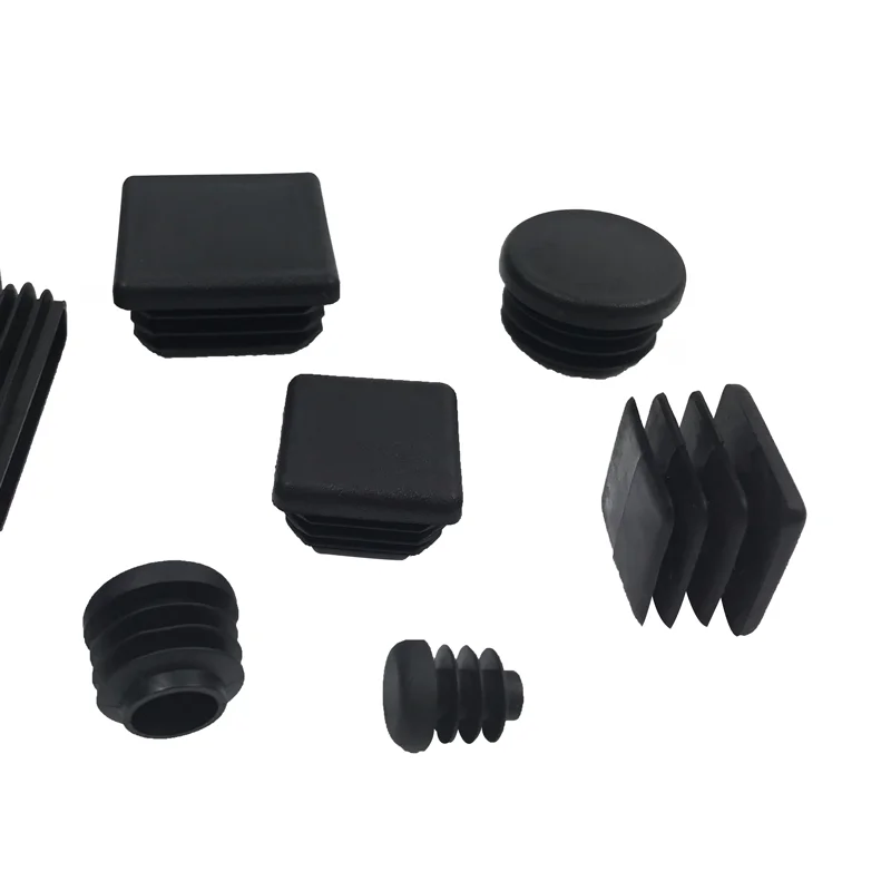High quality 50mmx50mm PP Rectangular black plastic plugs with competitive price