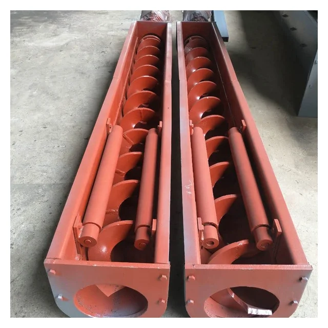 Large capacity slurry auger conveyor for sludge