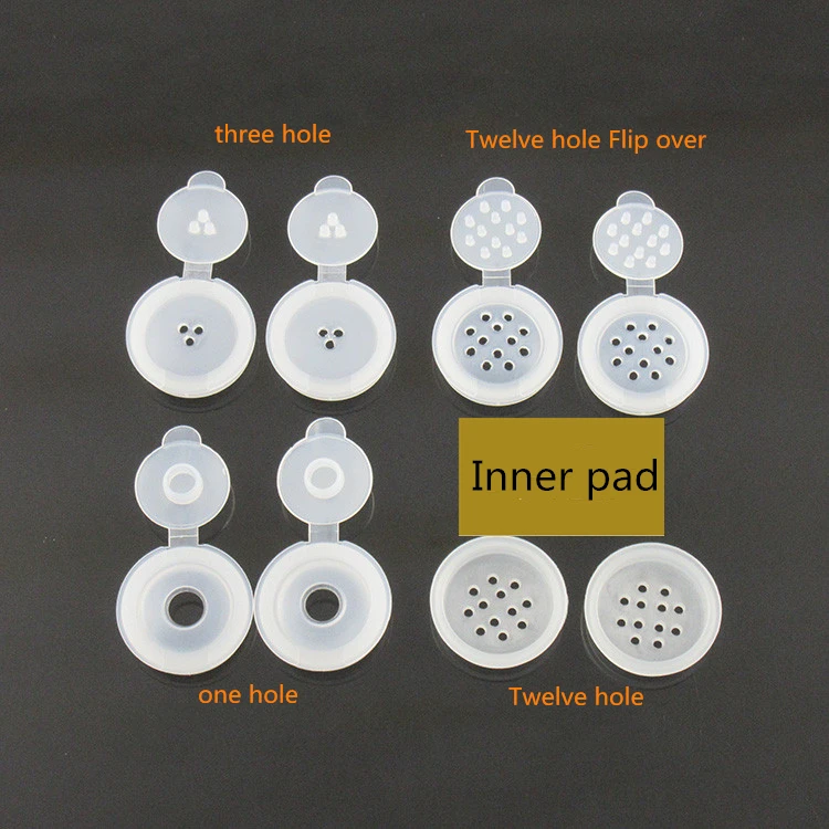 3ml empty small sample cosmetics container Concealer powder jars Nail Granule Box Plastic honey powder jars loose powder box