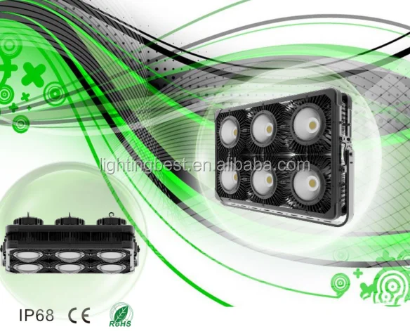 800 Вт, 1000 Вт, 2000 Вт, высокая мачтовая башня, светодиодный фонарь для футбольного поля ФК «Барселона»