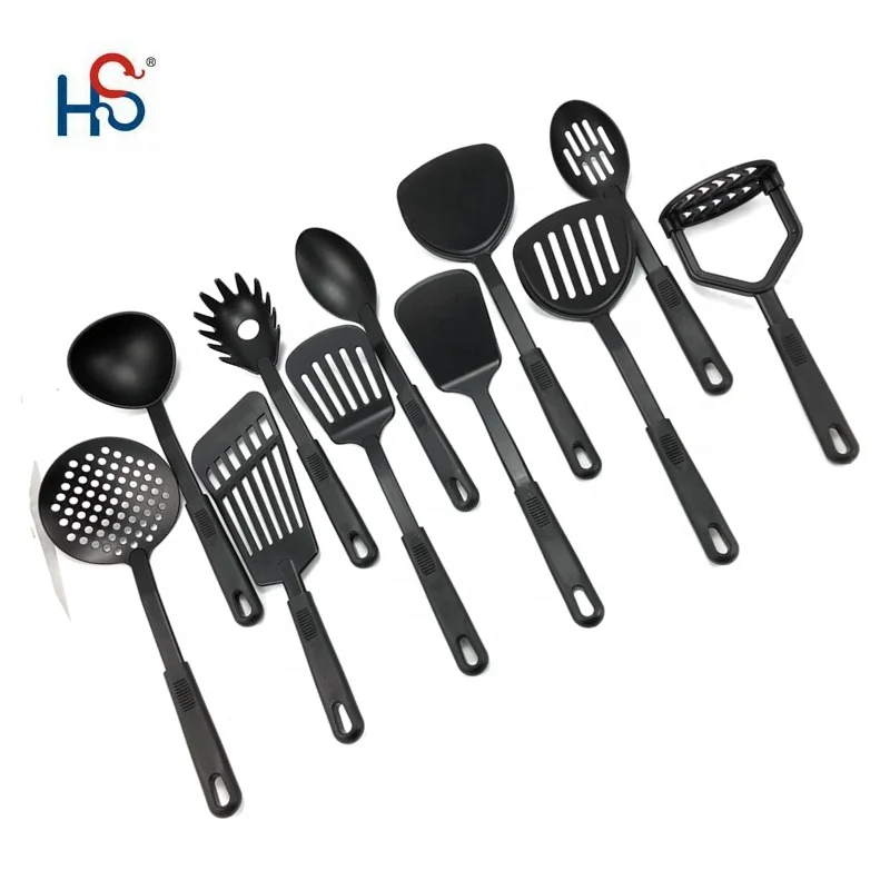 Home Kitchen Appliance Nylon Cooking Utensils Set Nonstick Cookware Set Names Of Kitchen Utensils
