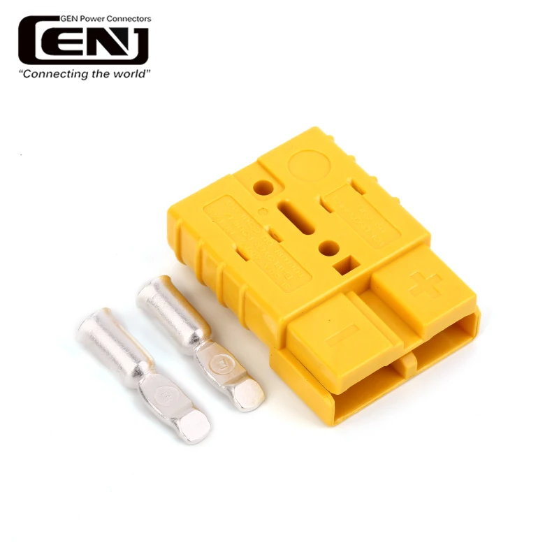 50A power connector with handle dust cover battery connector
