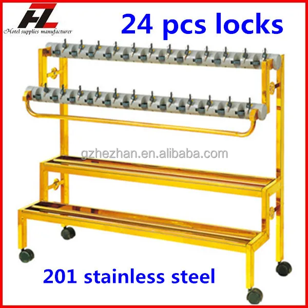 
Shopping mall gold stainless steel umbrella holder with carpet / High quality umbrella holder manufacturer 