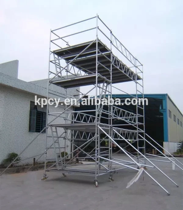 Hot sell aluminium scaffolding tower movable scaffolding used