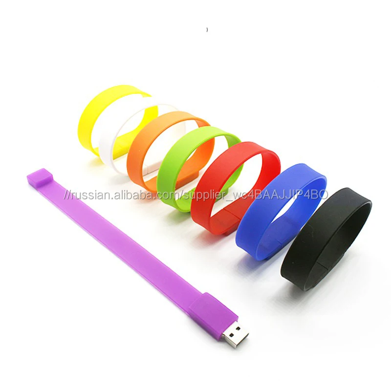 Оптовая Дешевые Цена Bulk силиконовые USB Flash Drive Браслет Бесплатный образец