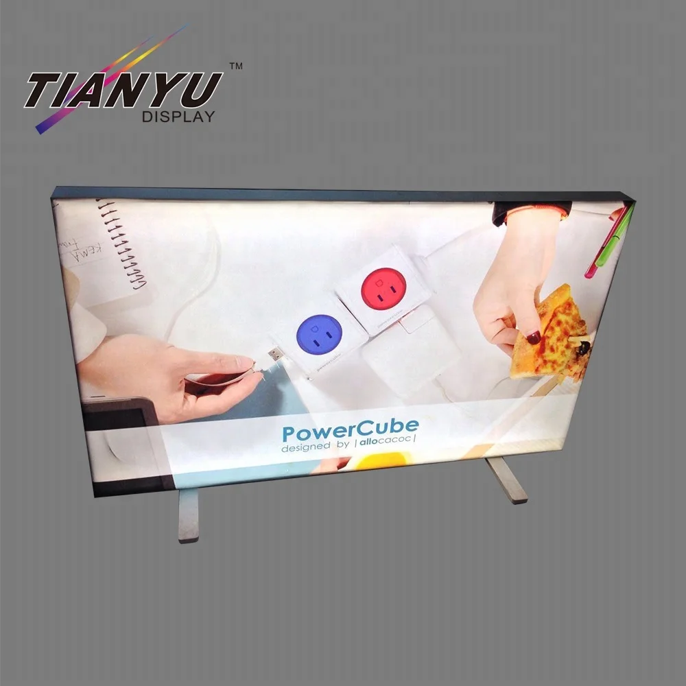 Free Standing Frameless Outdoor LED Fabric Light Box Sign