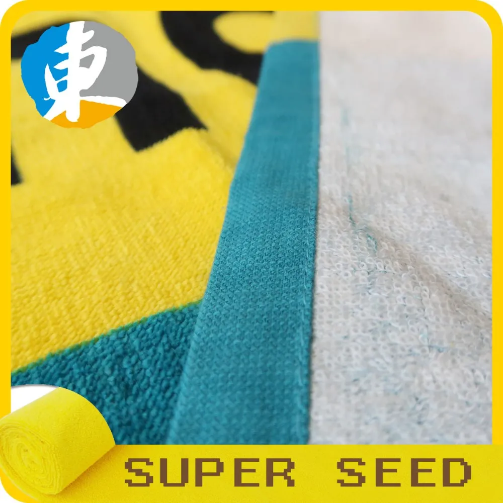 Cotton printed national bahamas flag beach towel