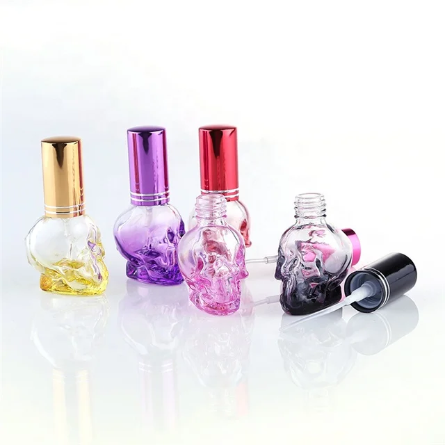 Design large size Glass Skullcandy dropper bottle