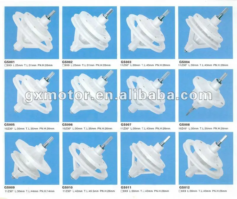 
gearbox for washing machine 