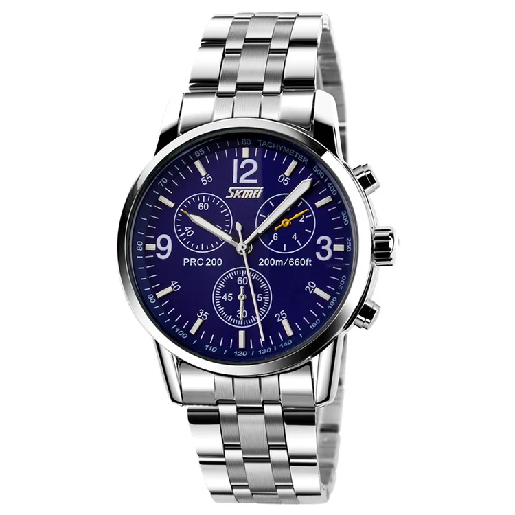 skmei 9070 fashion man quartz watch design your logo watches leather clock men