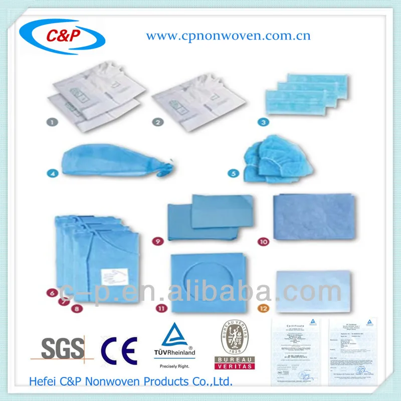 Factory Supply Hospital Use Disposable EO Sterile Dental Drape Pack Kit For Guided Implantology
