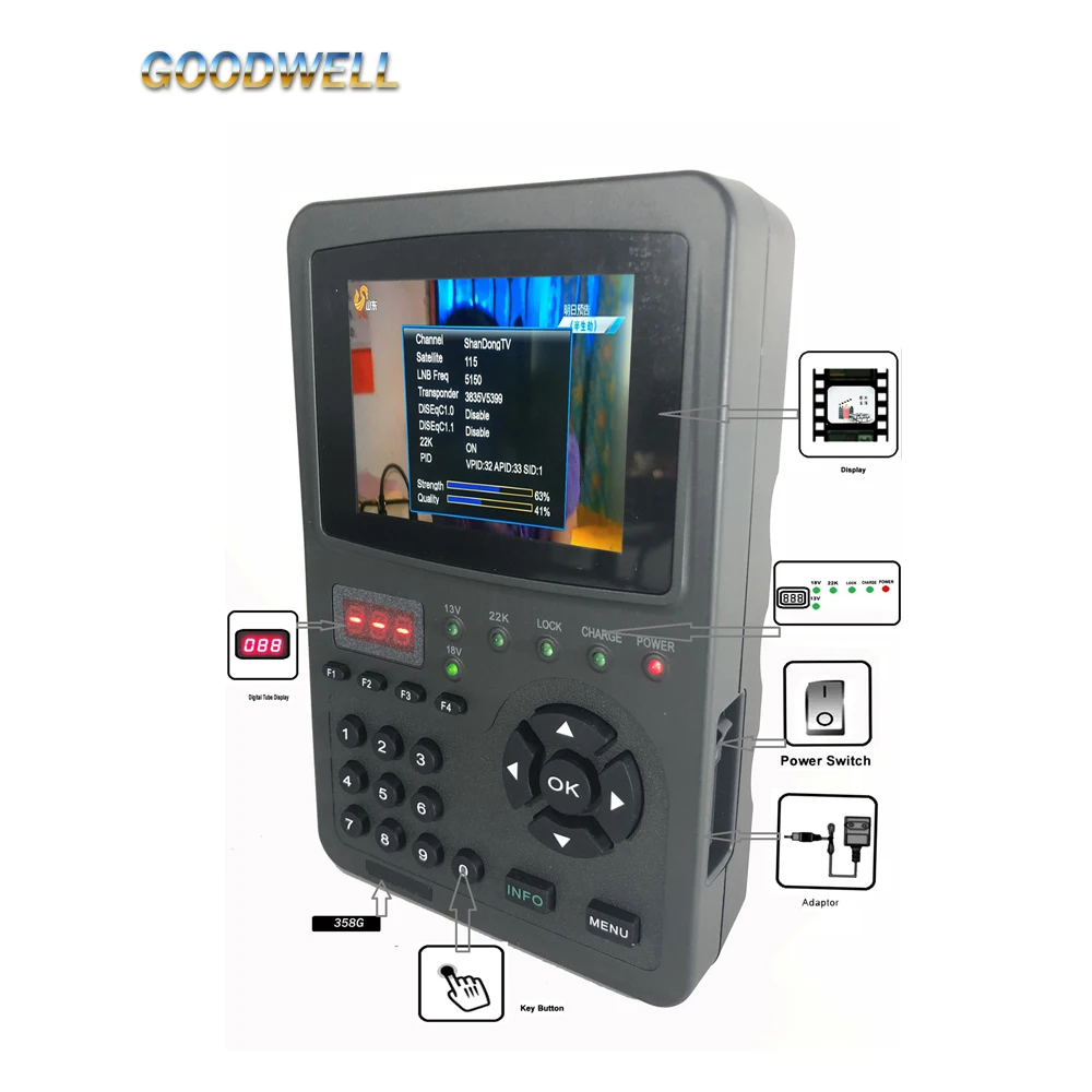 
Built in Rechargeable Battery 3.5