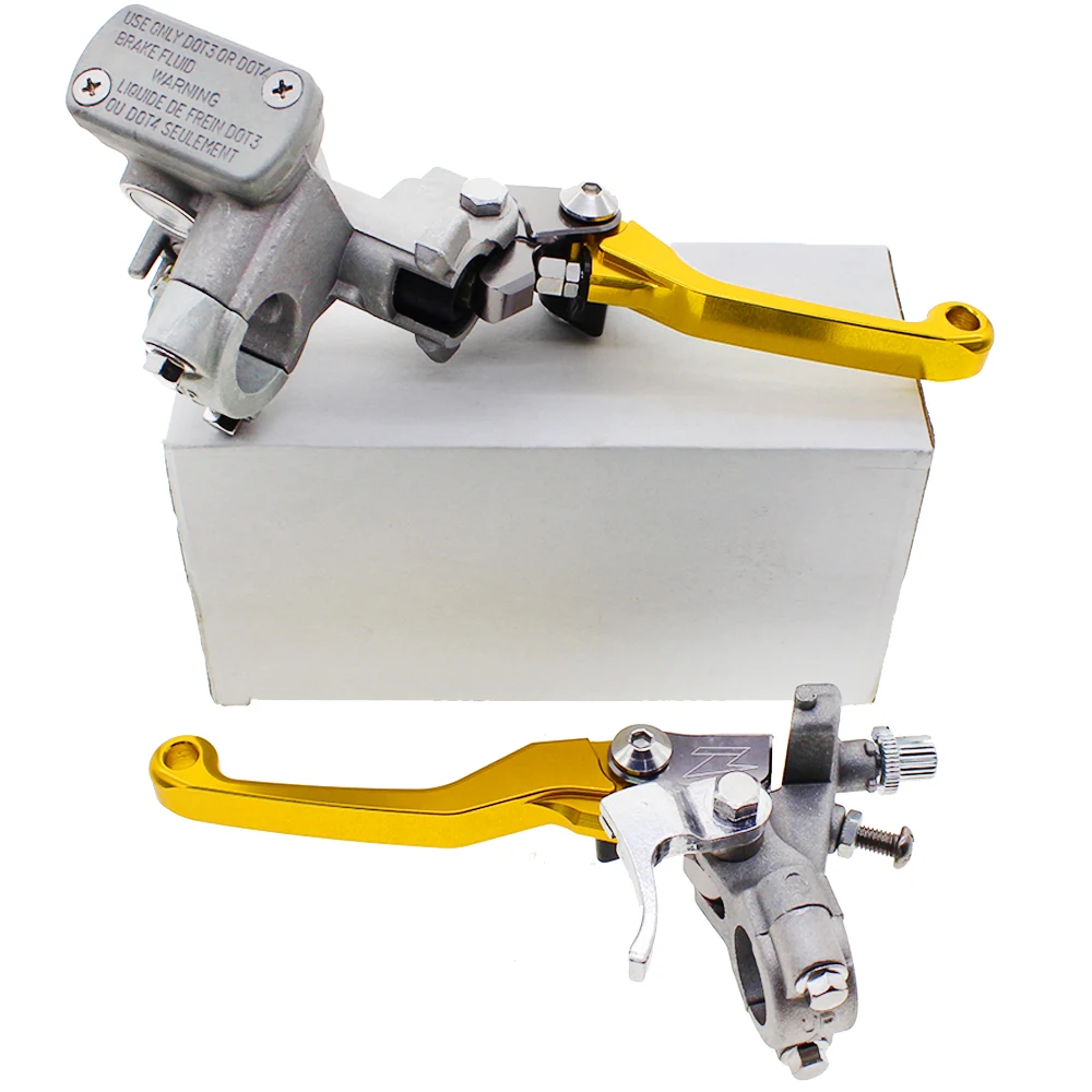 Supply distributor performance racing master cylinder hydraulic brake clutch levers for honda dirt bike