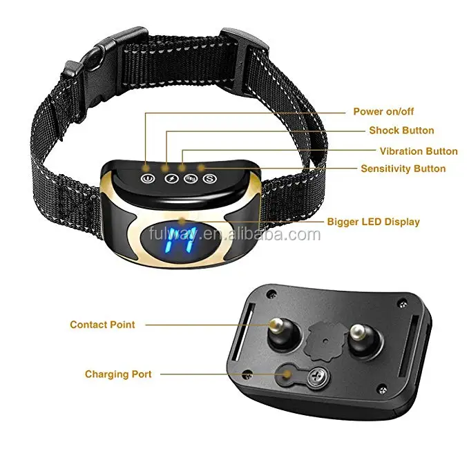 
2018 Newest Electric Shock Dog Control Anti Bark Collar 