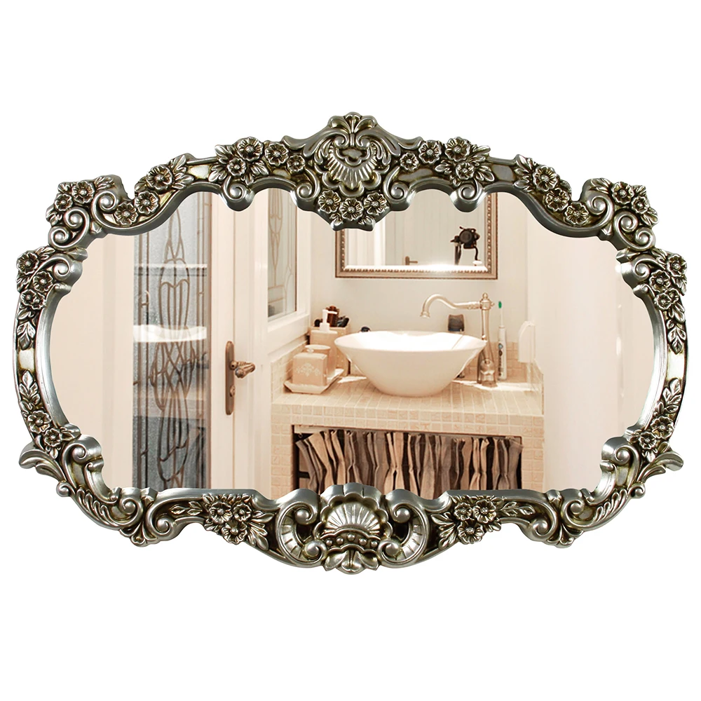 Home designer decoration wall mirror large size framed bathroom mirror