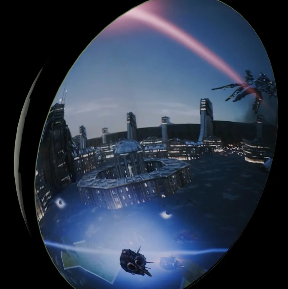 Direct factory park ride Top-dome Flying Cinema Ride Six-DOF Platform Motion Simulator For Sale