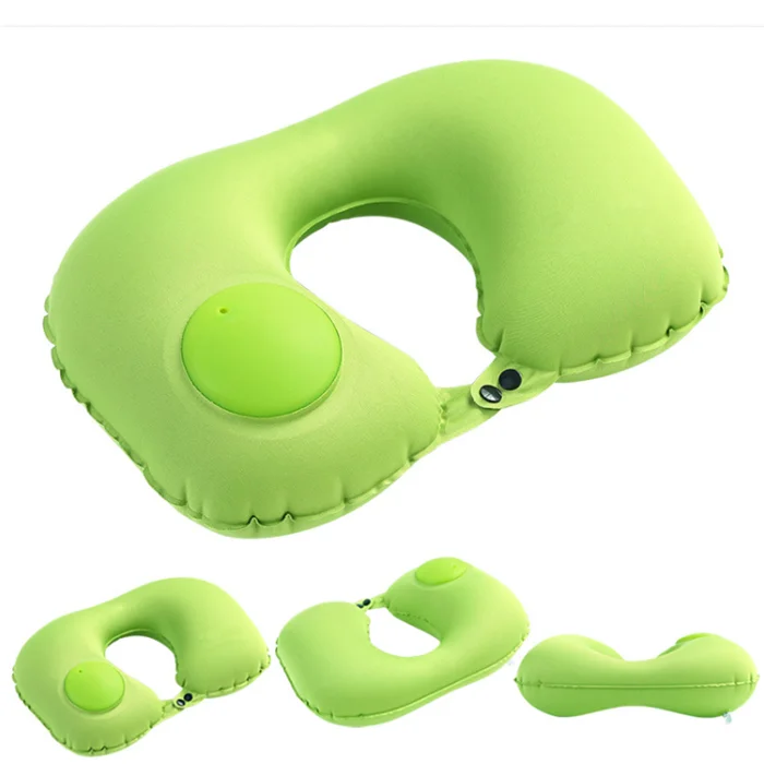 Air Inflatable Traveling Comfortable Travel Pillow for Sleeping Travel Neck Pillow Airplane