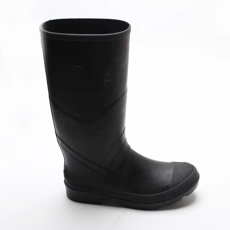 Best selling black waterproof anti-electric customized designable rubber safty boots shoes