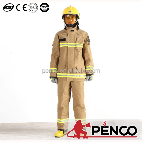 Nomex fire fighting fireman fire entry firefighter fireproof suit