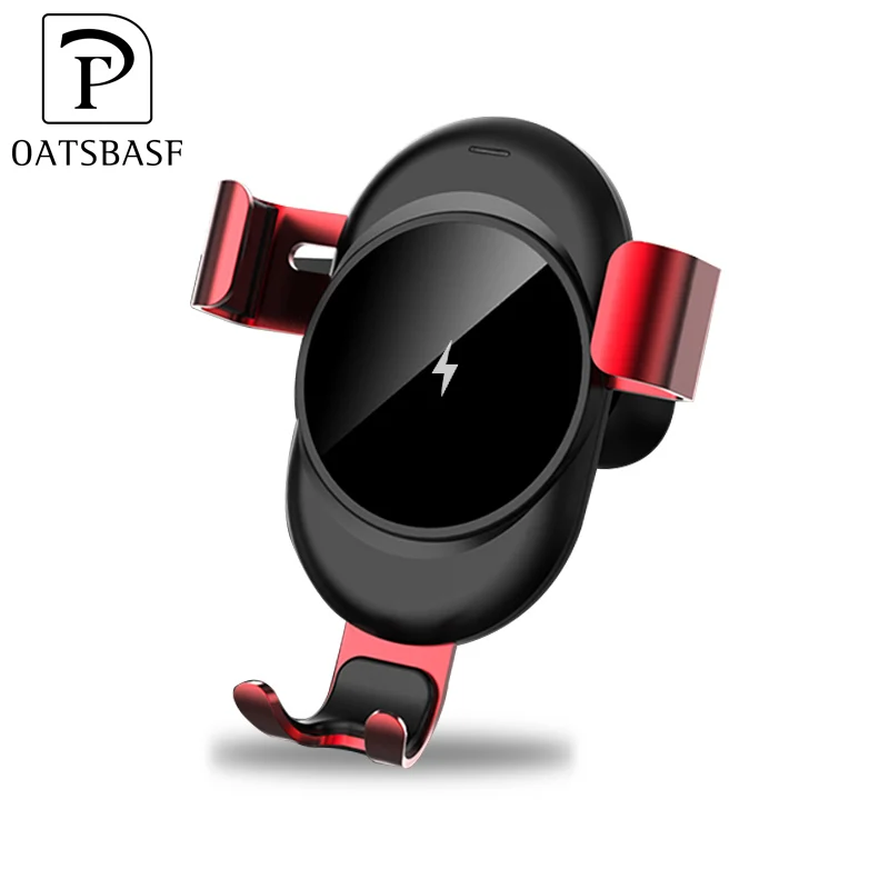 Новый продукт тяжести связь беспроводной зарядки Air Vent Автомобильный держатель телефона для смартфонов