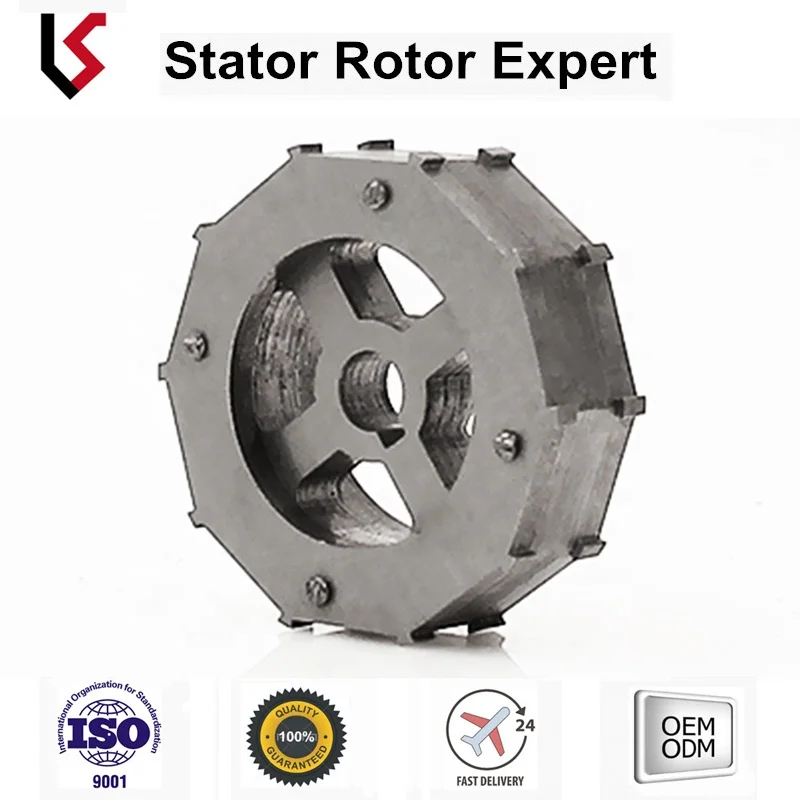 
internal and external stator rotor winding OD89 brushless rotor and stator 