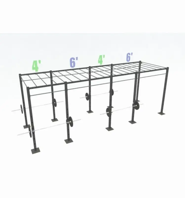 China manufacture cross cage rigs wall mounted power squat fitness racks