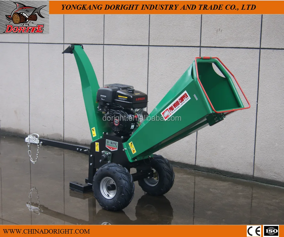 CE  Certification 15HP  wood chipper shredder