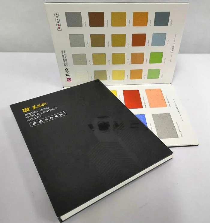 
Stone Curtain Carpet Tile Sample Book / PVC Brochure Display 