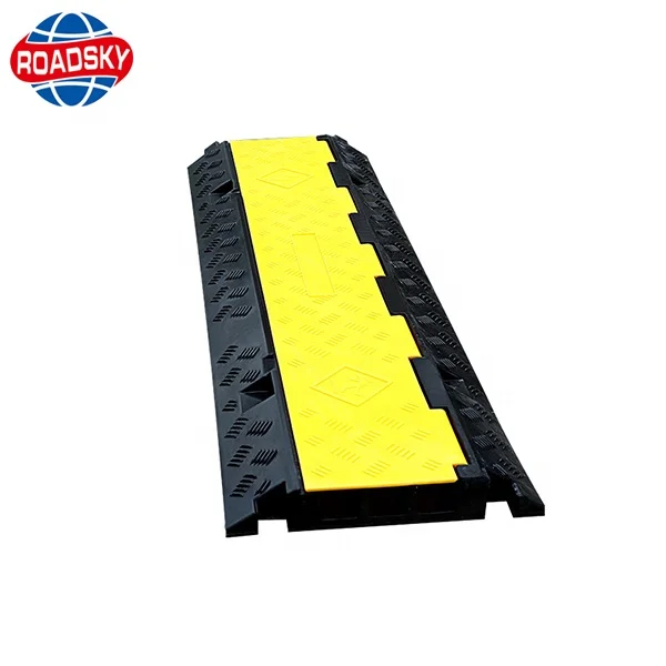 PVC Rubber Mat Wire Cord Ramp Cable Covers Hump