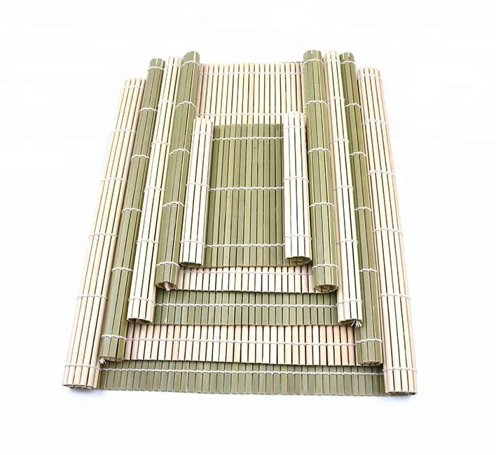 Бесплатный образец бамбуковый коврик для суши 27*27 см популярный Бамбуковый Коврик