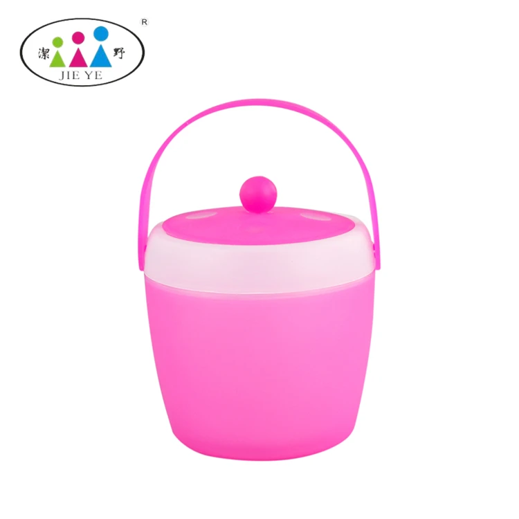 Hot Sale Plastic Buckets Lid Ice Bucket With Handle And Tong