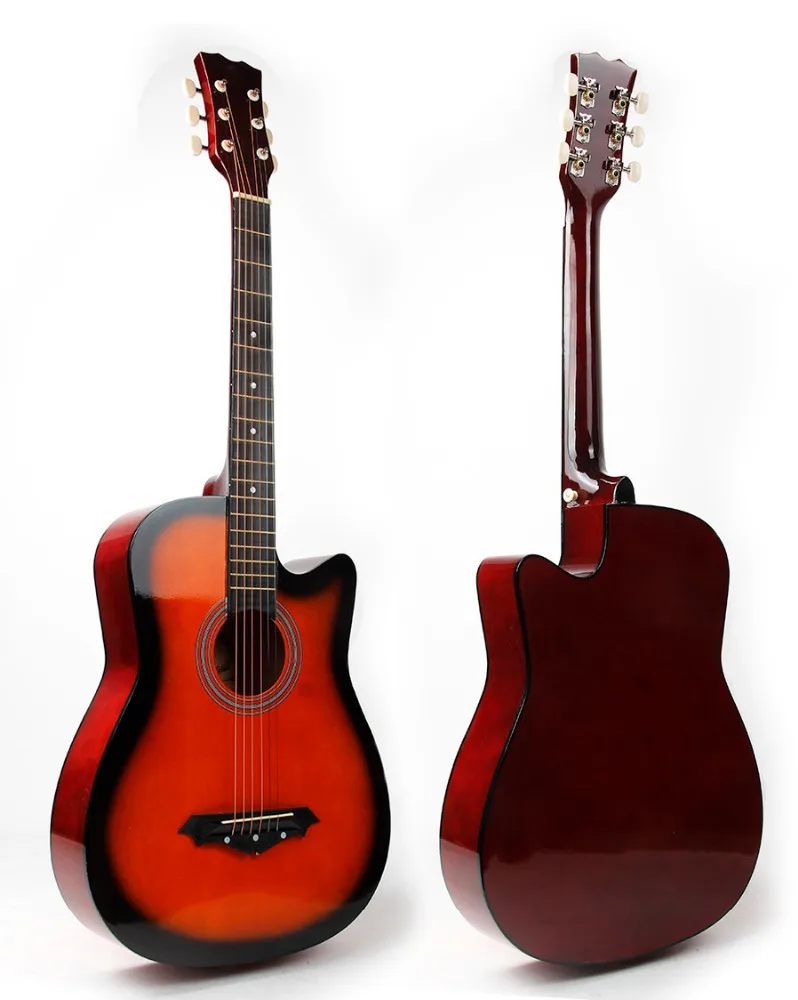 
38 inch linden wood guitar cheapest practice guitar 