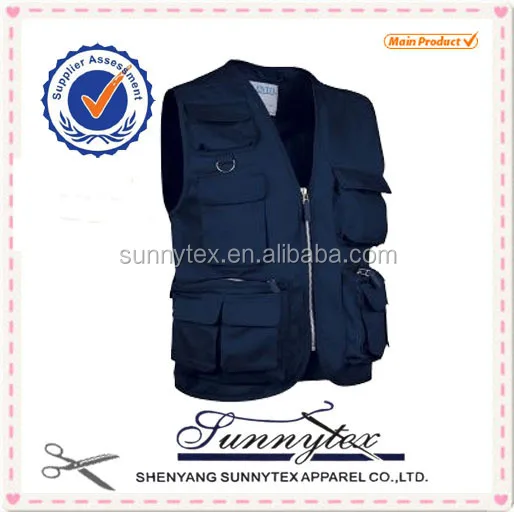 
fishing journalist safari vest for mens design 