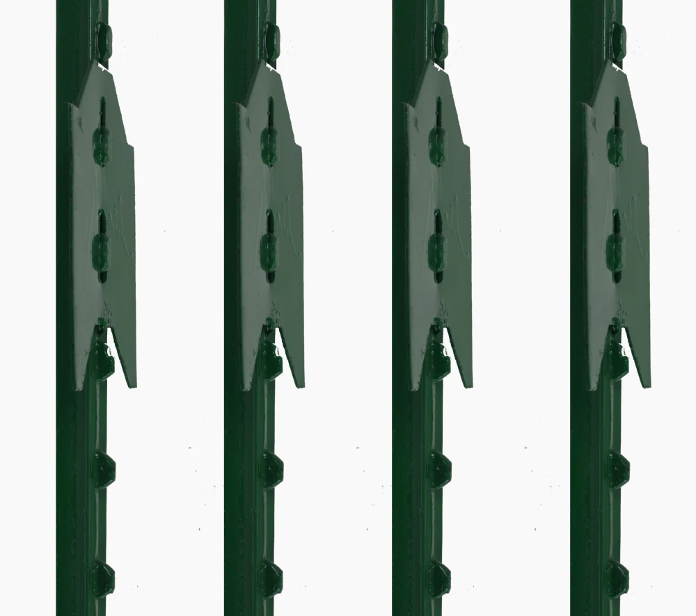 t-post wholesale Hot dipped galvanized studded t post