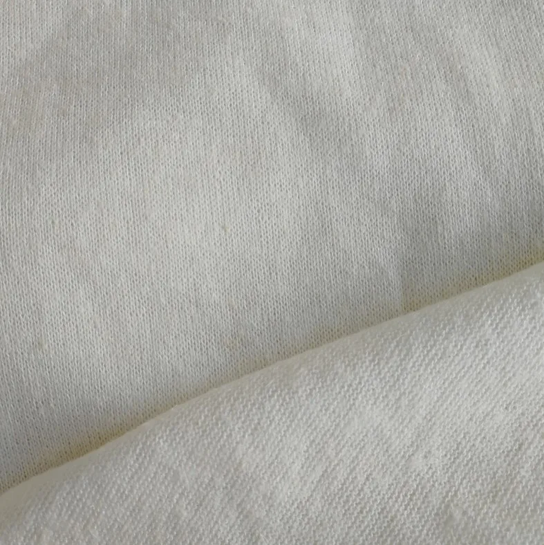 Top quality knitted fabric 240gsm hemp bamboo jersey fabric