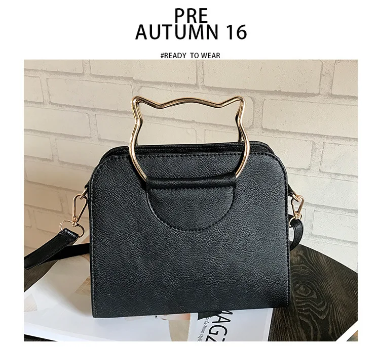 YLB016 Oem handbags ladies cat hand bag