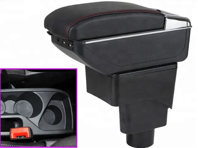 Car Armrest Center Console Storage Box Car accessories case For KIA Rio K2 2011- 2016