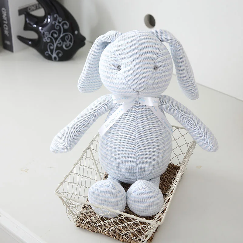 
2018 animal new design hot sale cute knitted plush toy 