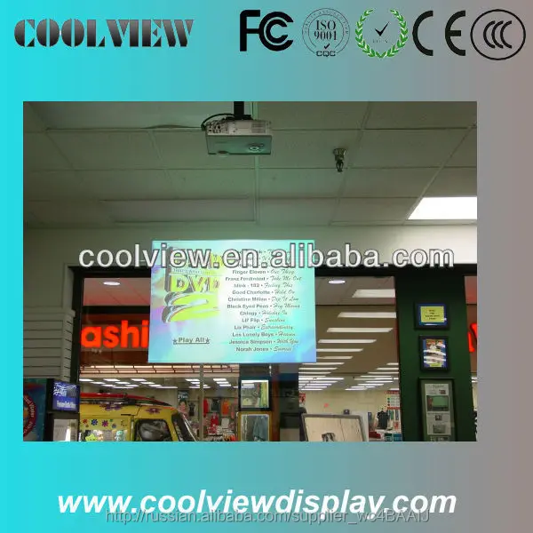 Shenzhen factory best quality transparent holographic rear projection film