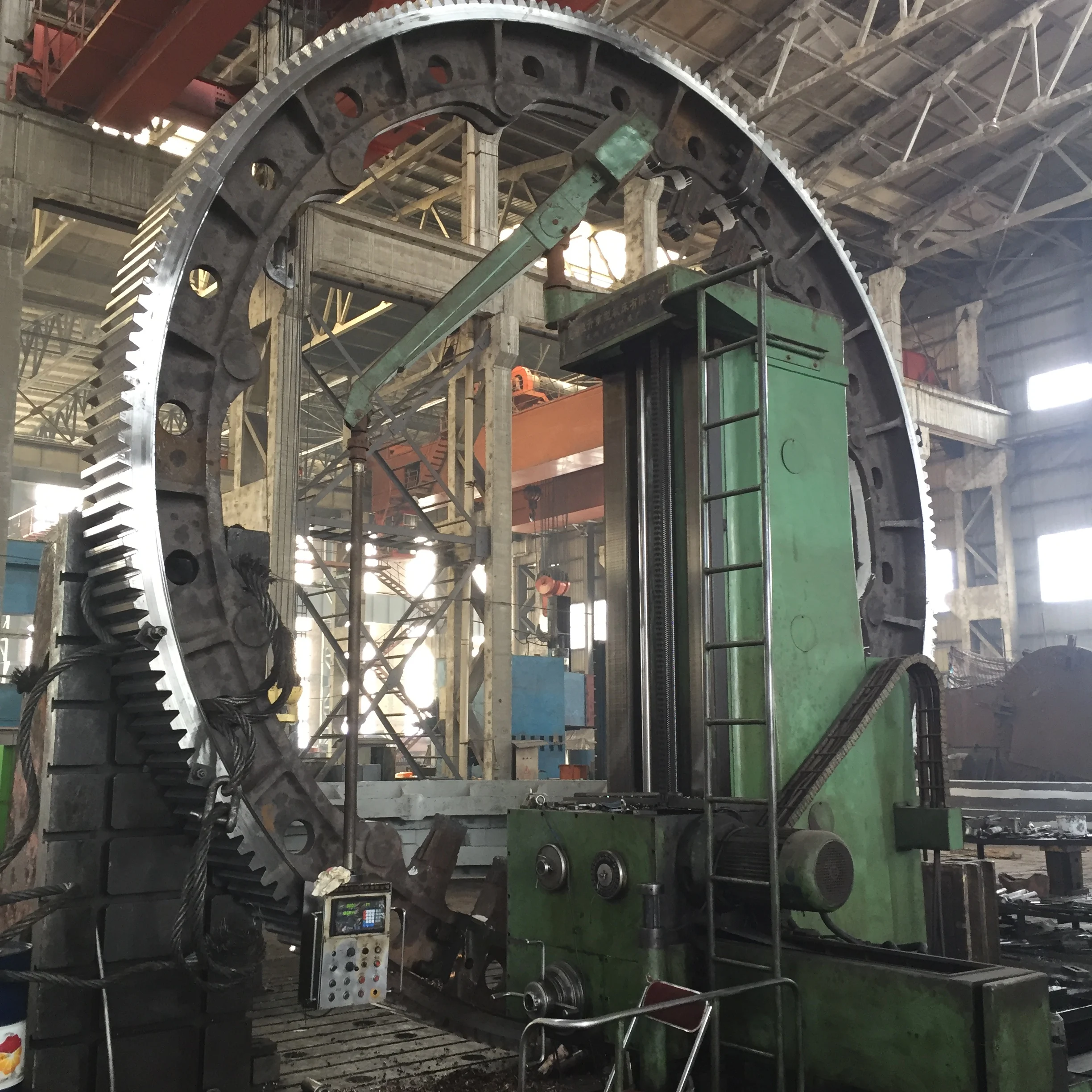Cnc Lathe Machining Casting Steel Rotary Kiln Double Helical Customized For Machine Gear Systems Master Gearwheel