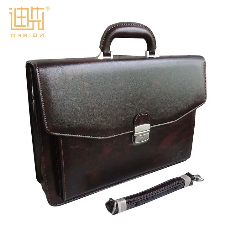 Hot men leather bag high quality men briefcase branded art cheap lawyer business genuine PU leather briefcase