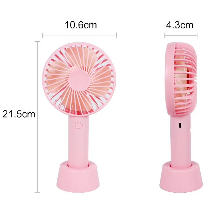 Hot Selling 2019 Rechargeable Stand Fan Portable USB Mini Fan