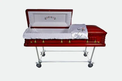 THR-100 Funeral Products Full Aluminum Alloy Coffin Casket Tolley Morgue Truck Car